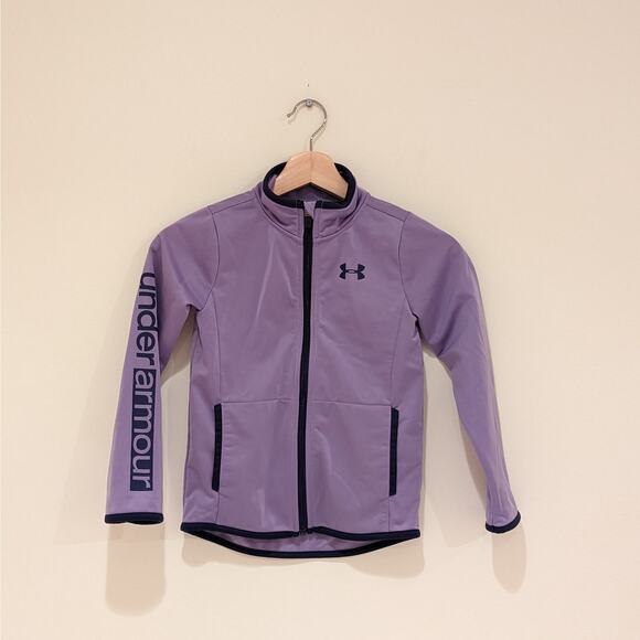 Under Armour Other - Under Armour Lilac Zip-Up Sweatshirt Size 6